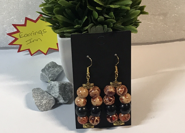 Brown  Dangling Earrings - BRDE54
