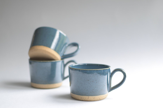 Everyday Coffee Cup - Speckled Deep Blue