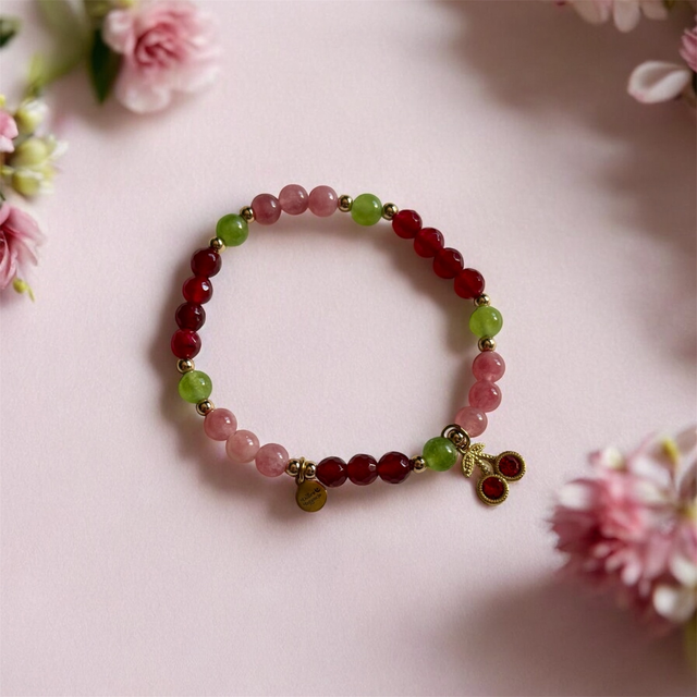 Bransoletka wisienki 