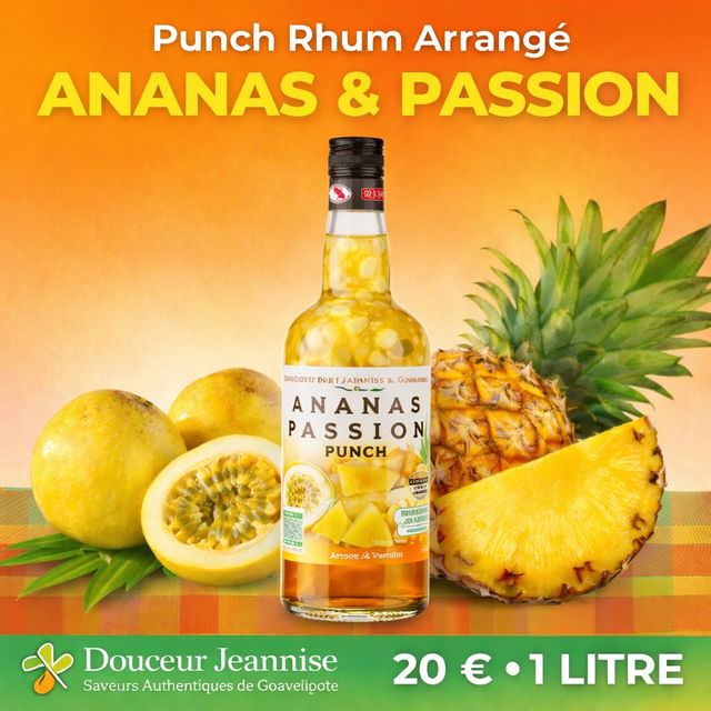 Punch Rhum Arrangé  Ananas &amp; Passion