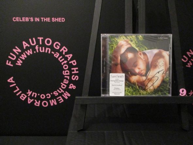 Sam Smith - 'Love Goes' Authentic Autographed Album Cover (9)