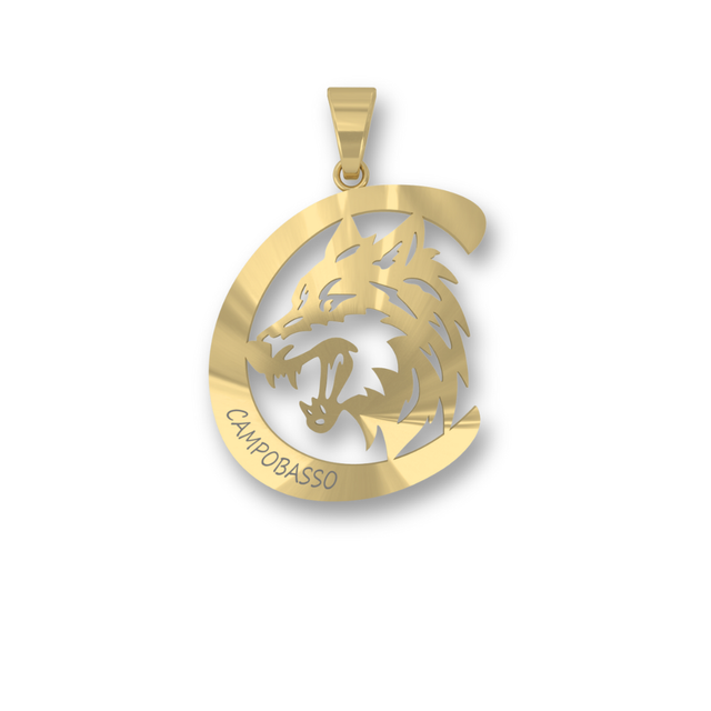 Lupo Campobasso in Oro 18Kt