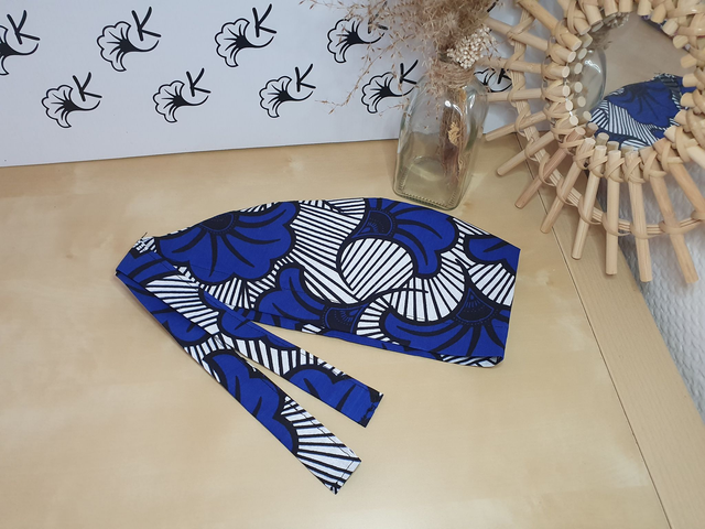 Calot de bloc coton Wax à personnaliser 