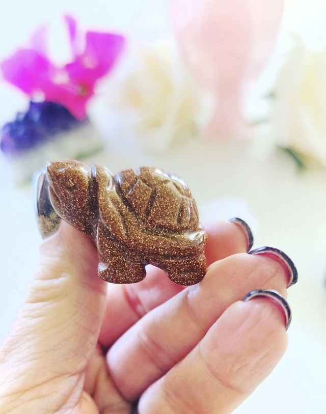 Turtle : Red Goldstone