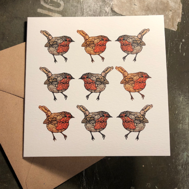 Card - Christmas - Robin