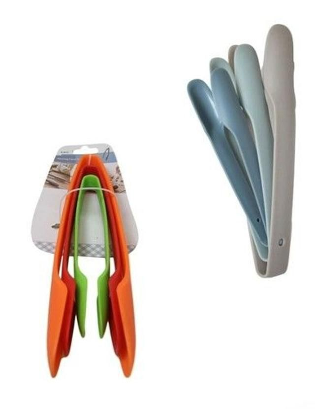 3 food tongs