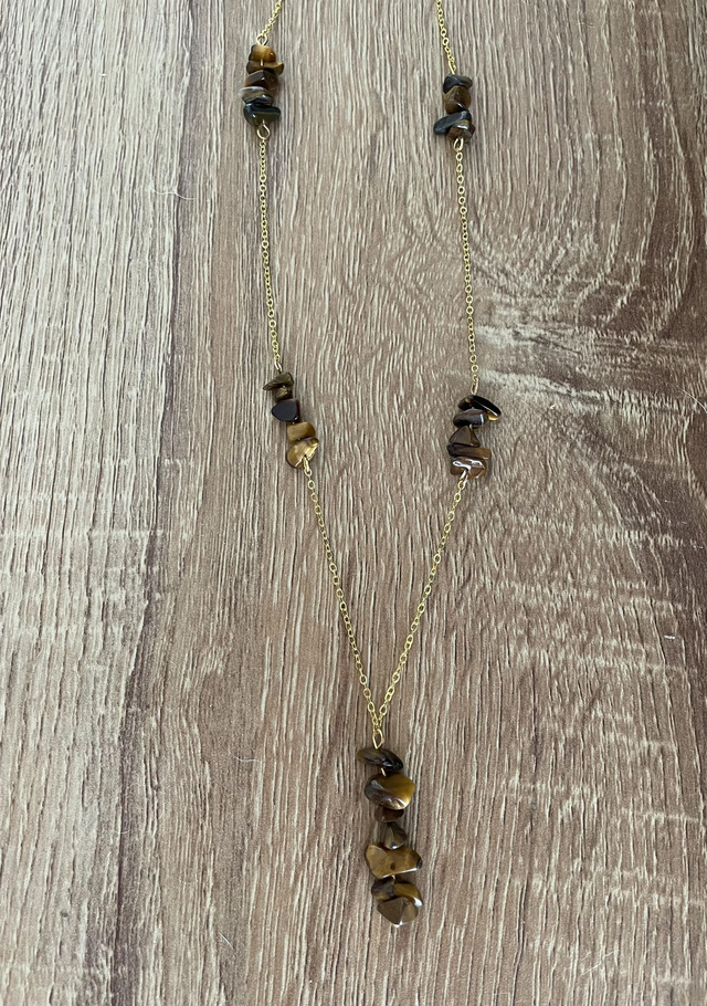 Collier Œil de tigre chips