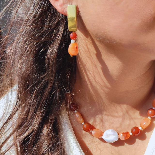 Boucles d'oreilles Amber