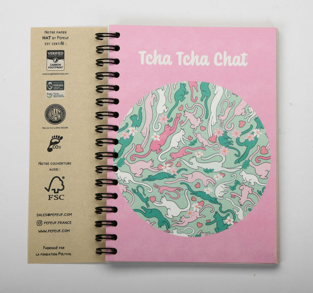 Carnet A6 illustré de la marque Pepeuf