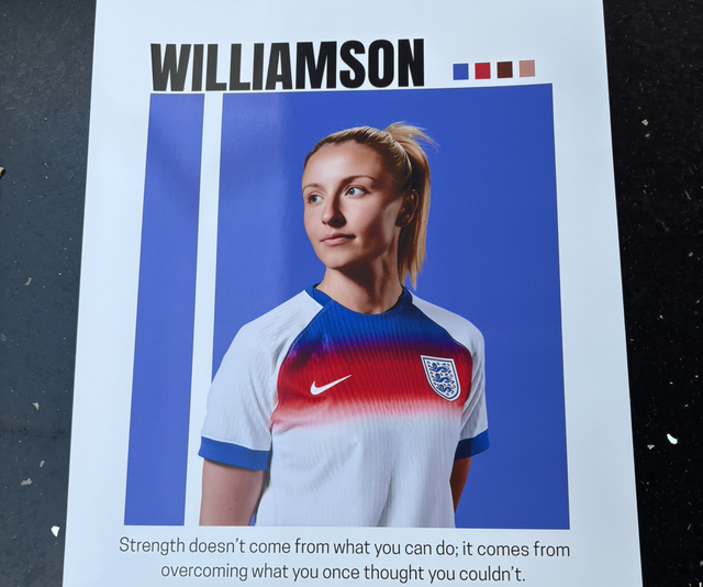 Leah Williamson A4 Poster