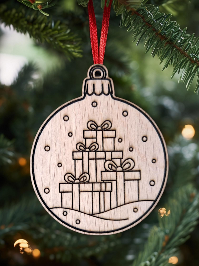 Suspension Boule de sapin (×4)