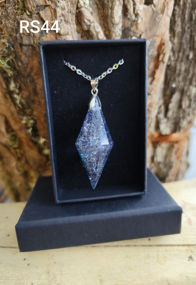 Collier RS44 diamant strass 