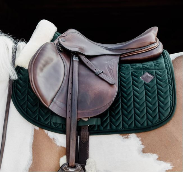 Kentucky Horsewear Skin Friendly Velvet Jumping Saddle Pad