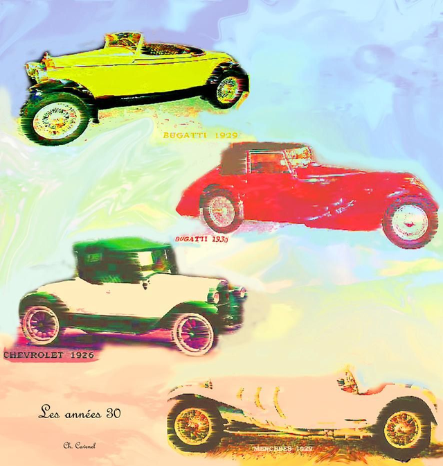 Voile "Années 30" 100 x 100 cm