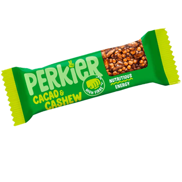 Perkier Ouinoa bar: Cacao &amp; Cashew 