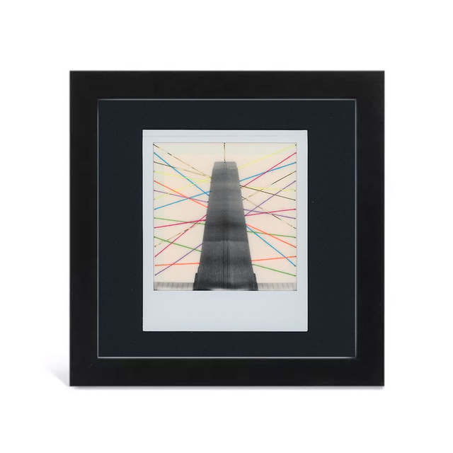 Framed Tate Modern Polaroid with Embroidery Artwork