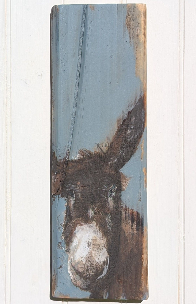 Donkey - therapy with ears -Handcrafted Reclaimed wood