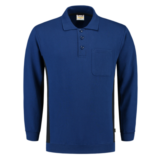 Polosweater bicolor Borstzak