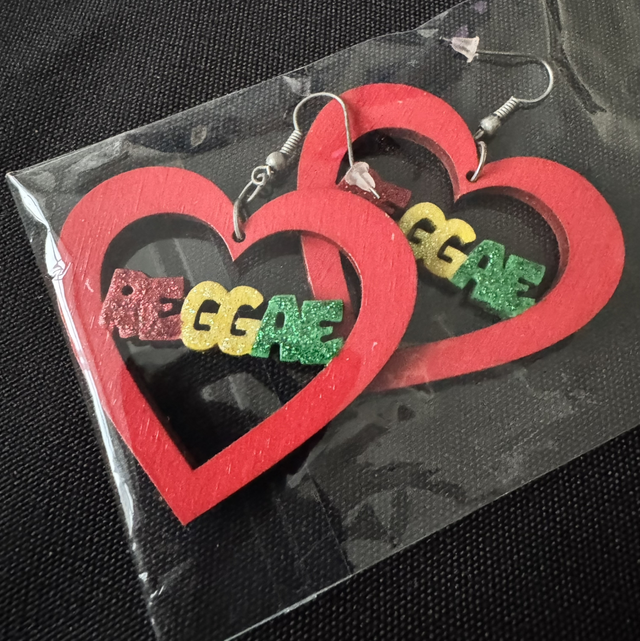 Reggae Glitter Earrings 