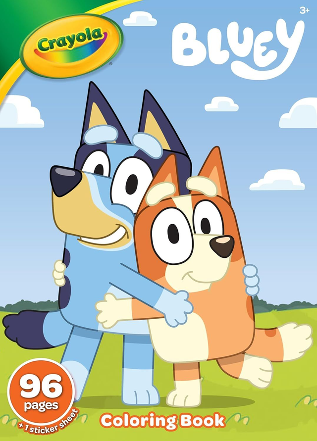 CRAYOLA Colouring Book - Bluey 