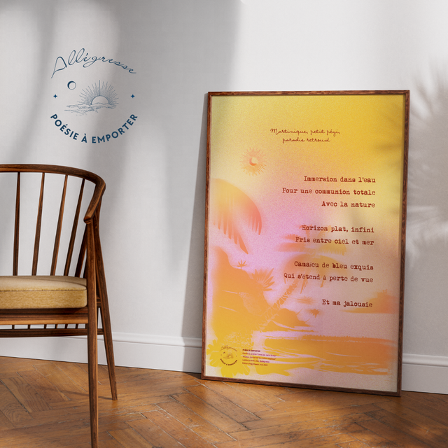 Poster graphique original, 50x70 - Modèle AURORE