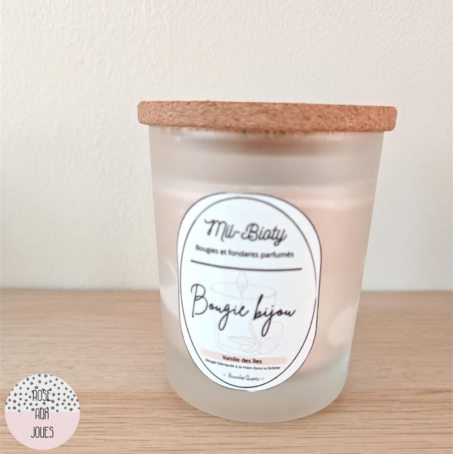 Bougie bijou doré : Collier 