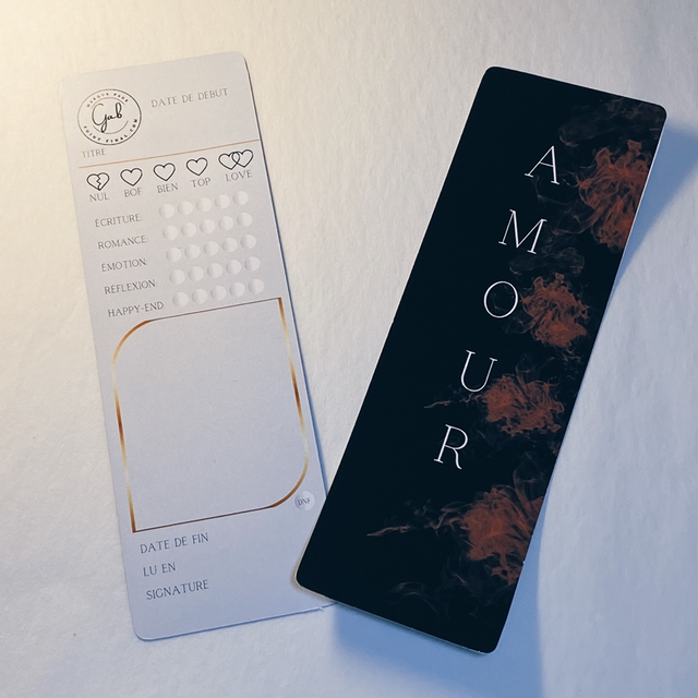 Marque-page&Note  Dark Romance - Amour 