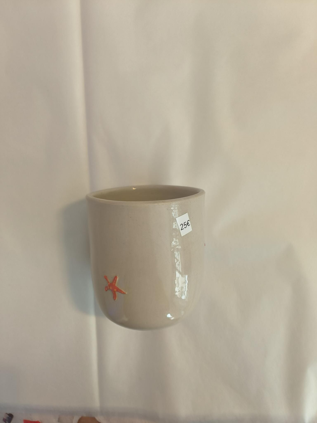 Tasse sans anse 3D étoiles de mer