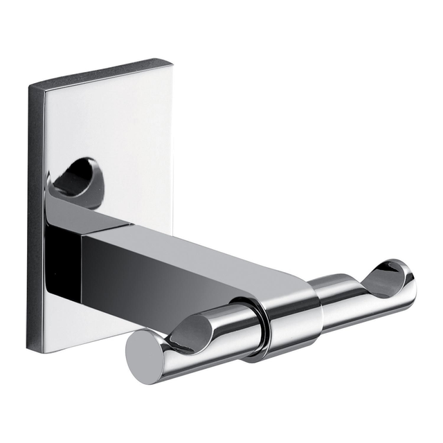 Appendiabiti doppio cromato 