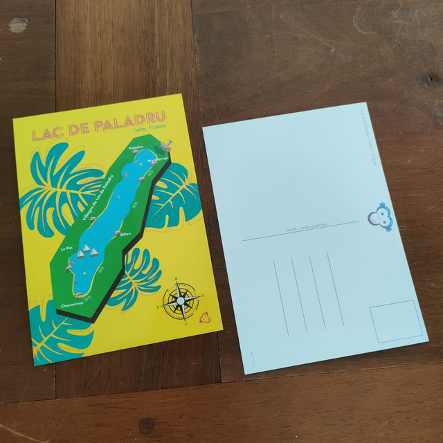 Carte Postale Tour du Lac & Villages 