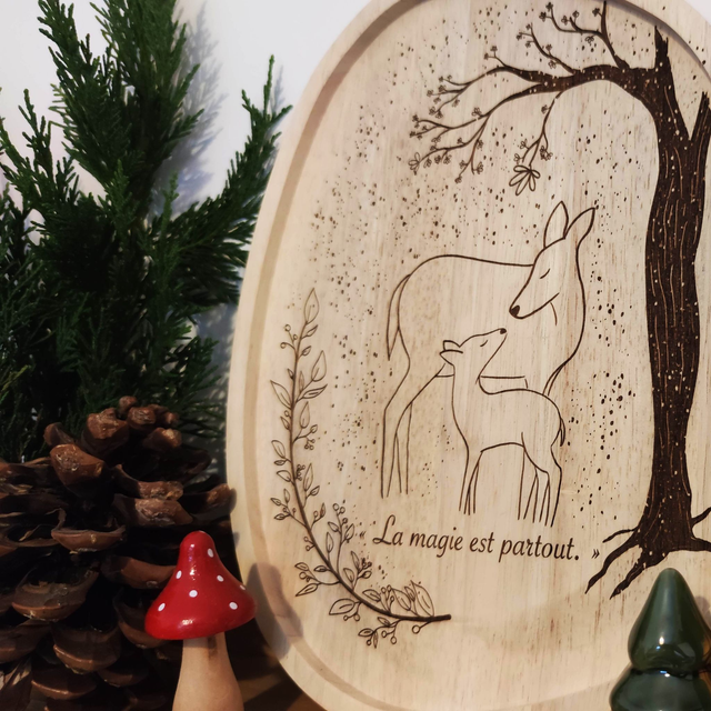 Cadre bois à suspendre Une parenthèse enchantée