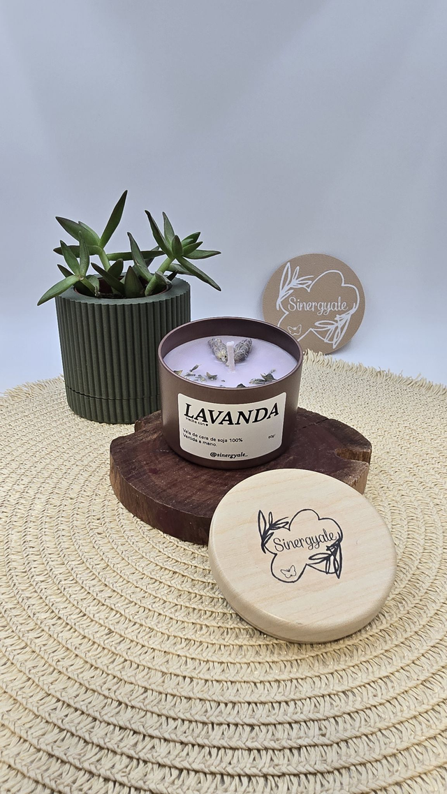 Vela en lata - Lavanda