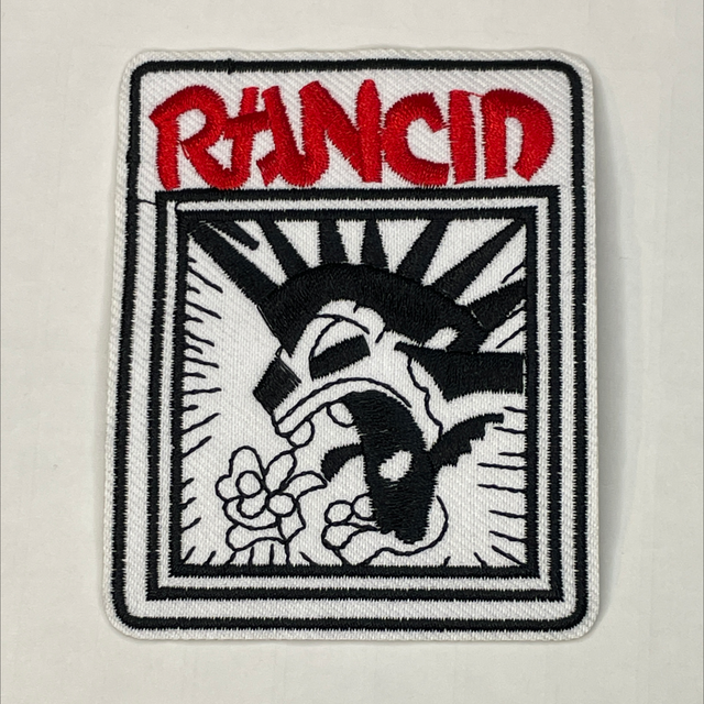 Rancid White Standard Patch