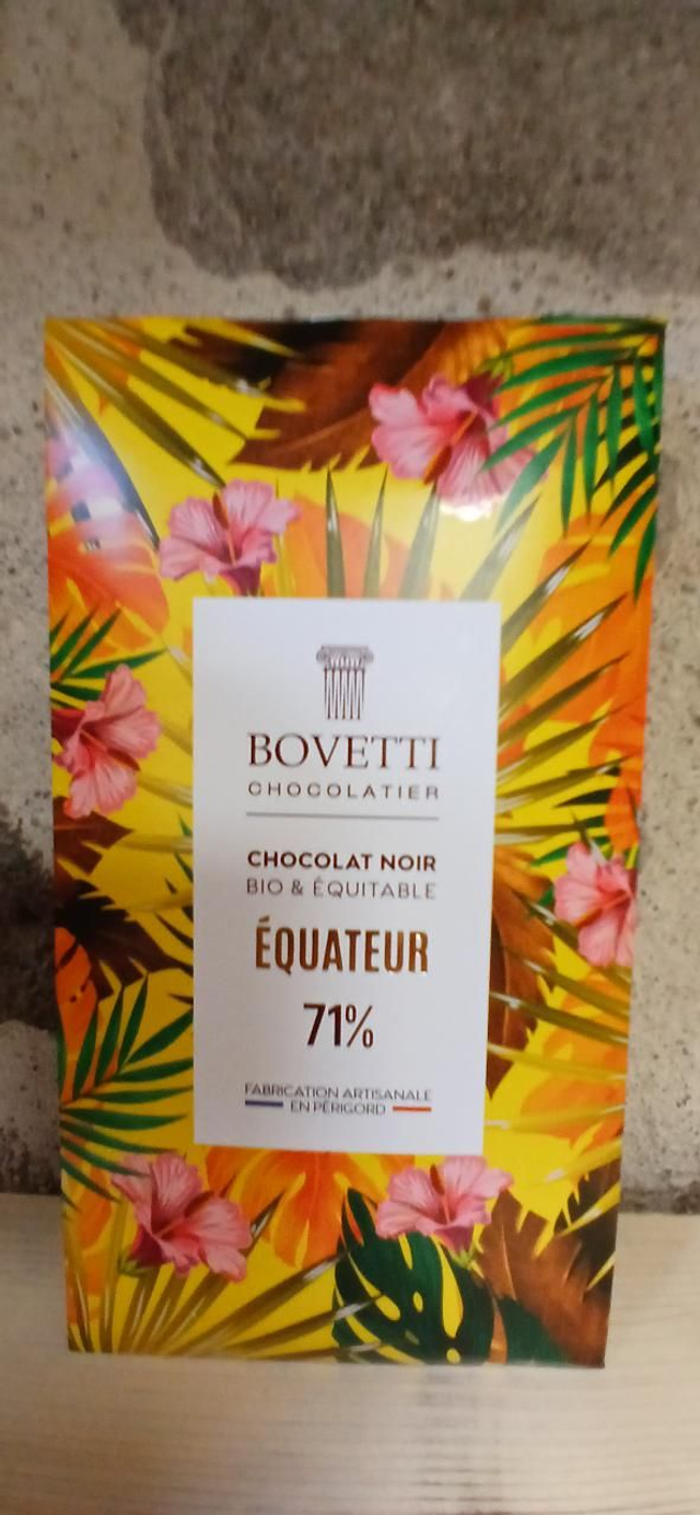 Chocolat Noir 71% Équateur 80g