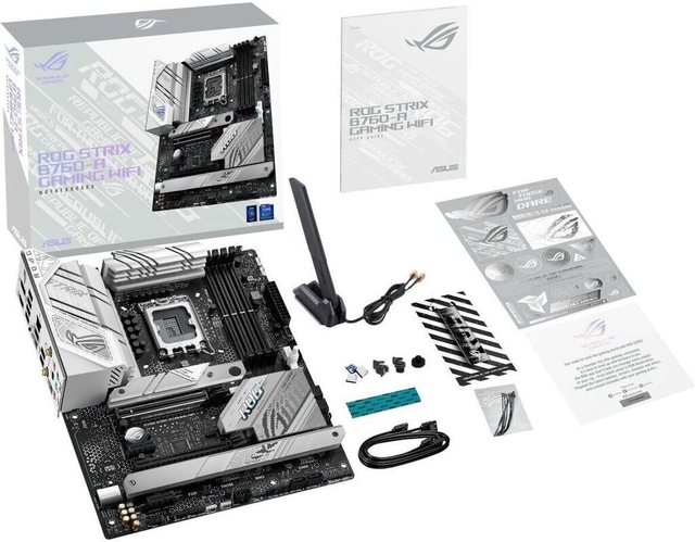 02.2.0080 – Scheda Madre ASUS ROG Strix B760‑A Gaming WiFi D4 – ATX gaming estetico con WiFi per Intel 12ª/13ª/14ª Gen