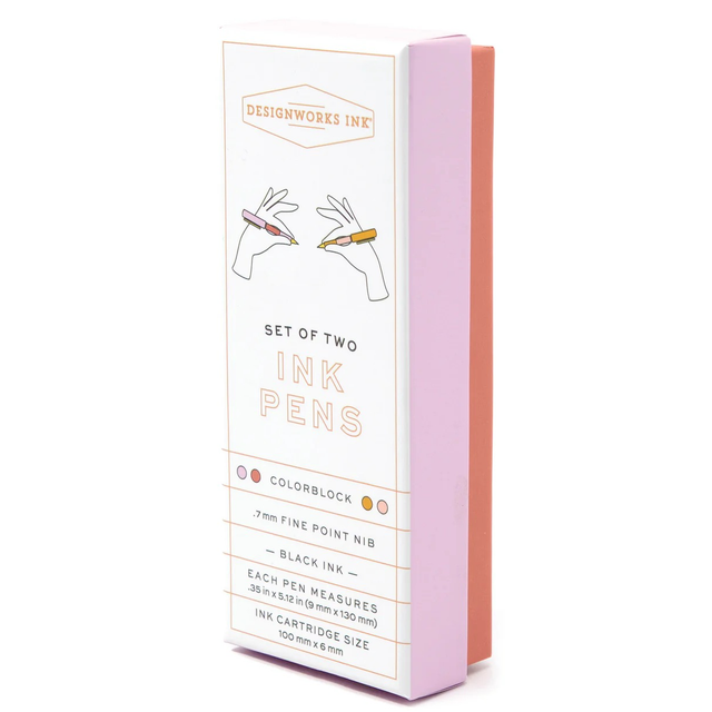 Bolígrafos colorblock ROSA