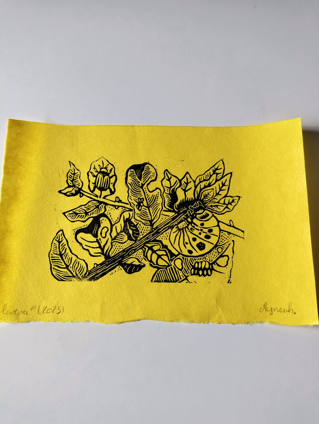 "Larve" impression Format A5