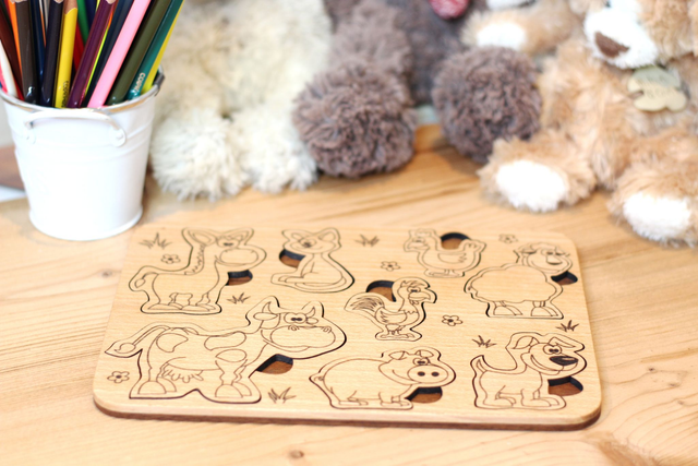 Puzzle - Les animaux de la Ferme