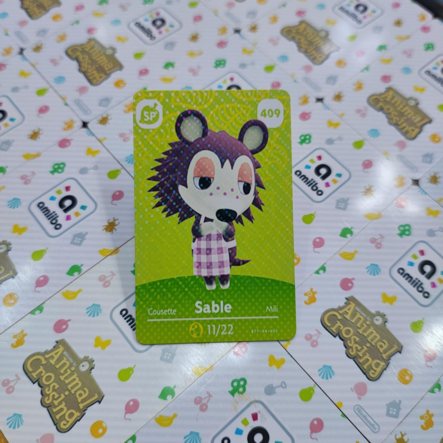 Tarjeta Amiibo Sable / Animal Crossing 409