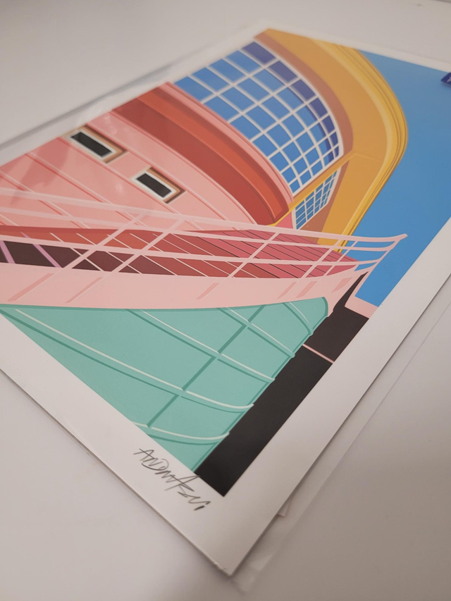 Perch on the Pier Signed Giclée A4 Print - JP-116