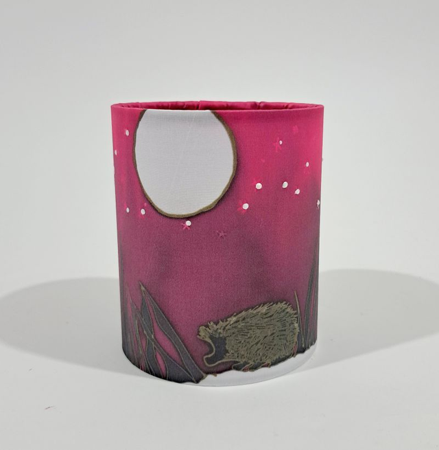 Winter hedgehog tealight holder       