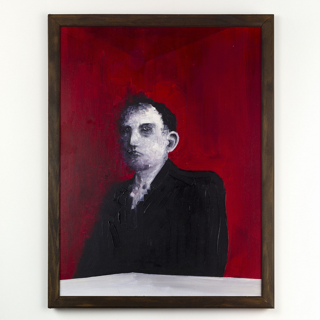 Fine art oil painting / Man at the table