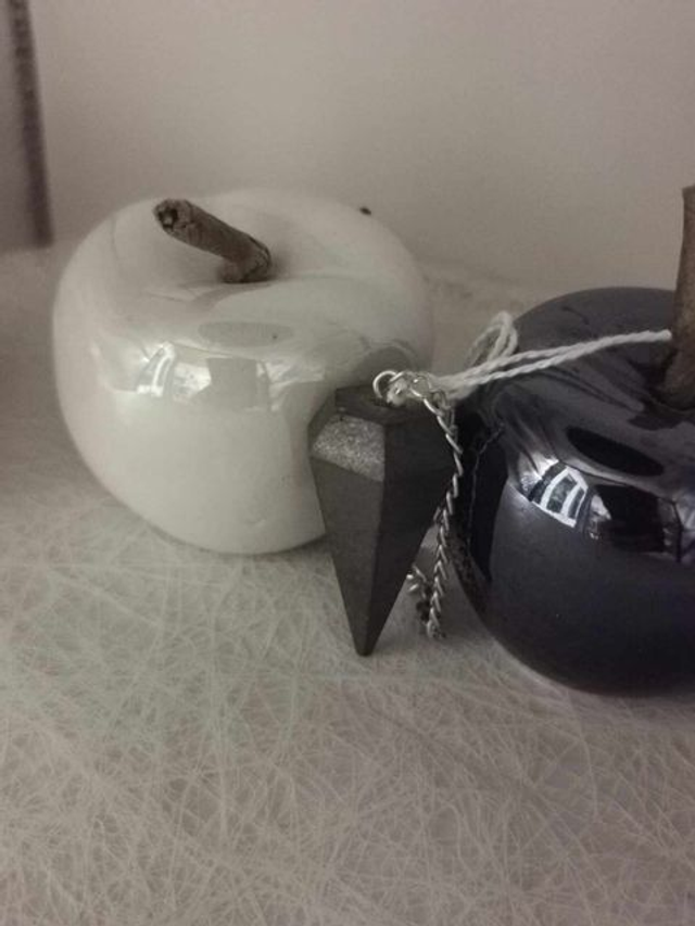 Pendule en pyrite