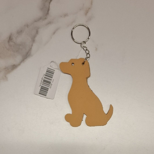 Cat & Dog Leather Keyring
