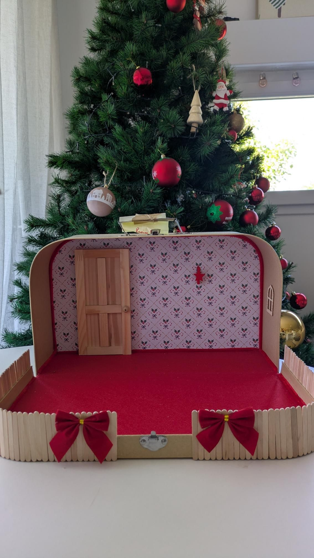 Valise magique - motif Noël 