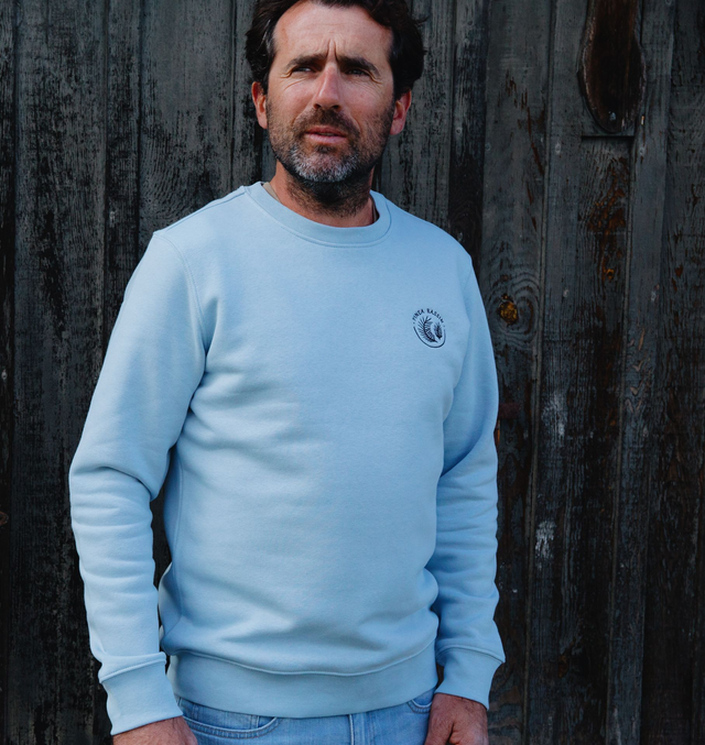 SWEAT-SHIRT BLEU CLAIR