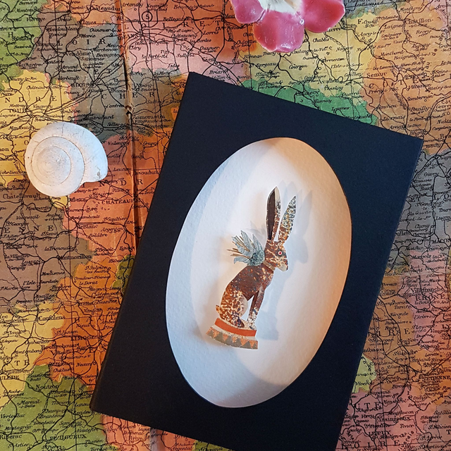 DIORAMA - Lièvre à collerette