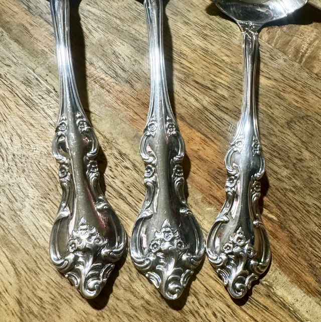 Ensemble 3 pièces argent anglais