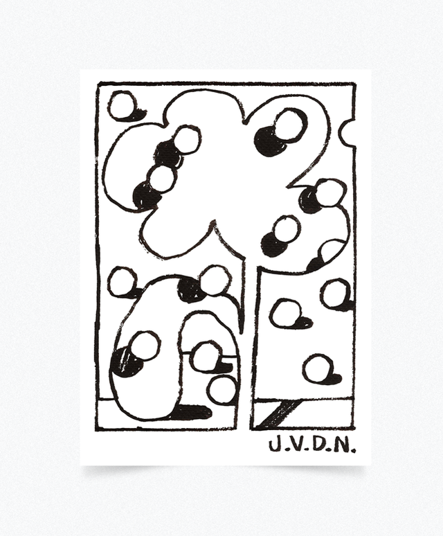 Dessin Flower 1 by JVDN