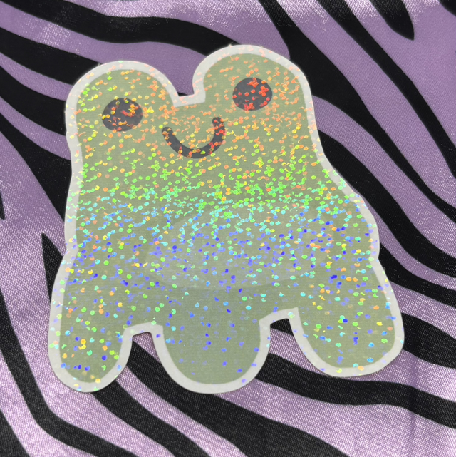 frog acnh chair sticker 